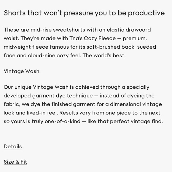 aritzia tna cozy fleece 5” boyfriend sweatshort - Picture 11 of 16